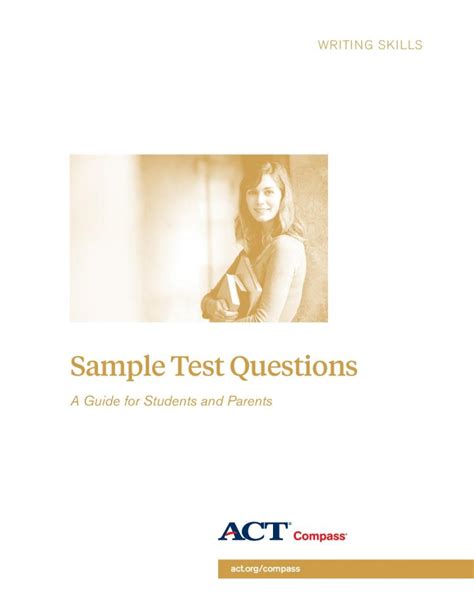 is the act compass test hard|A Guide for Students and Parents .